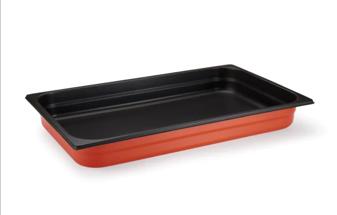 GN 1/2 65 mm – nonstick, induktion, orange