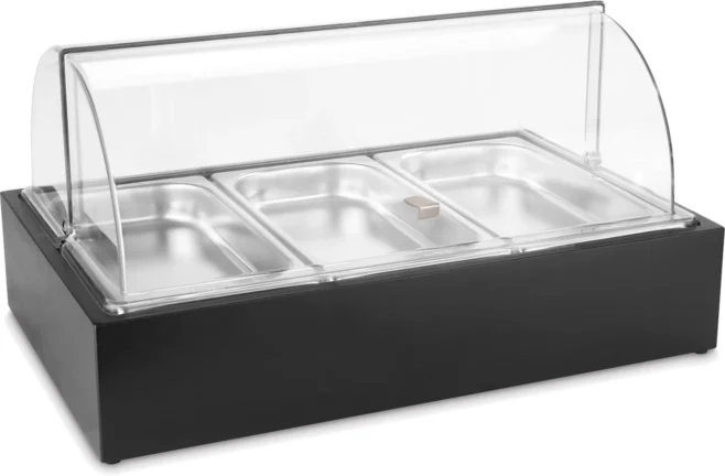 Buffédisplay Triple Black CUBIC