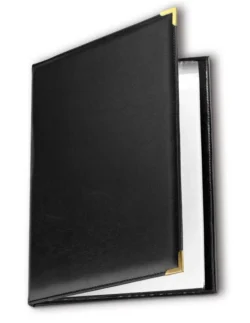 Menyhållare 33 x 24 cm PVC – vinröd