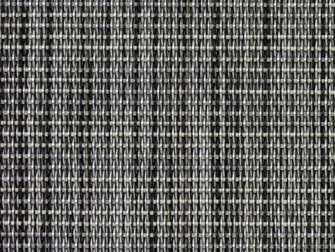 DECO bordsunderlägg 45 x 30 cm i PVC och polyester, brun/svart