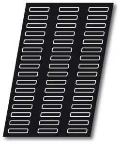 Flexipan form 48 halvcylindrar 8,5 x 1,7 cm