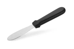 Smörkniv 23 cm rostfritt stål med svart ABS-handtag