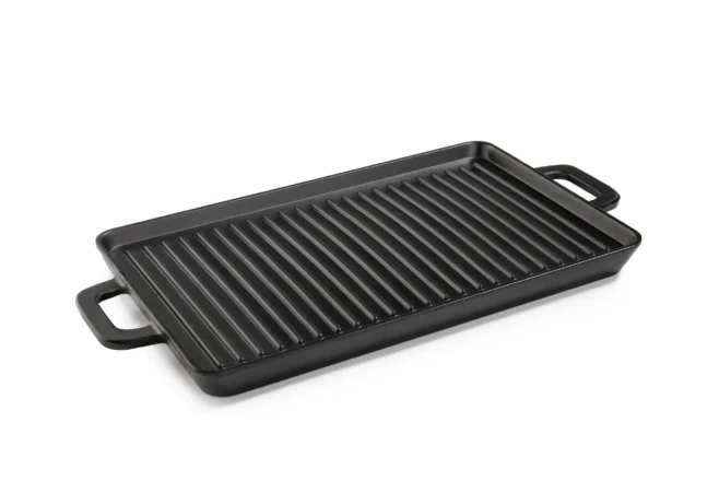 Mini grillplatta 26 x 16 cm melamin svart