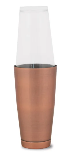 Boston shaker set antik koppar