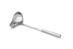 Slev – rostfritt stål, ihåligt handtag med pip