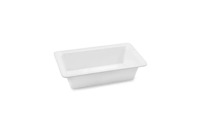GN-kantin 1/3 slim melamin vit - olika storlekar
