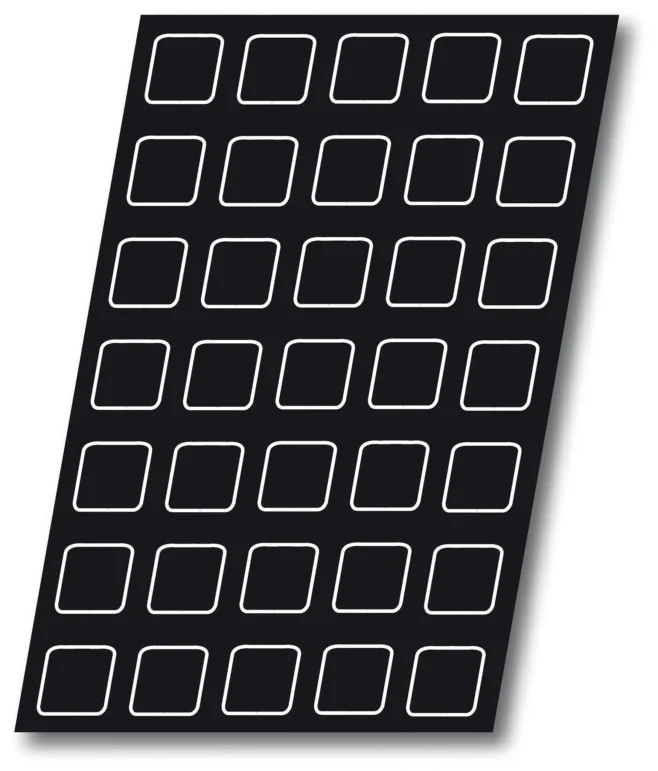 Flexipan silikonform 60 rutor 3,7 cm