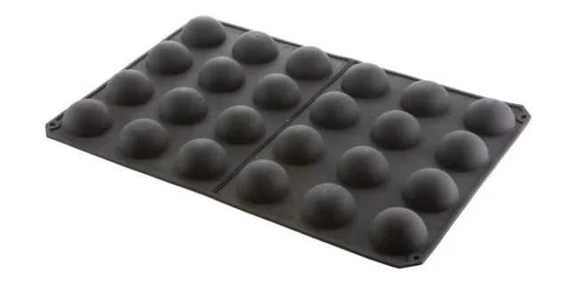 Silikonform 24 Halvsfärer 60 x 40 cm för Ø 7 cm – Pujadas