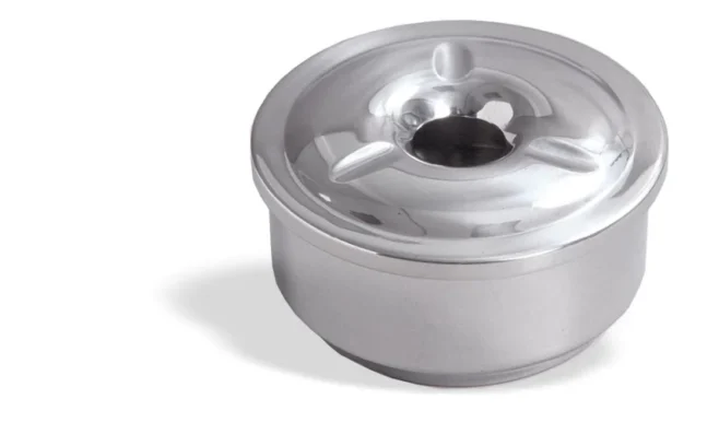 Vattenaskfat 11 cm rostfritt stål