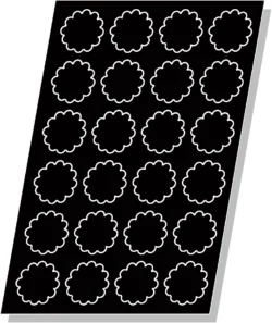 Flexipan canneléform 24 st Ø6,8 cm höjd 2,5 cm