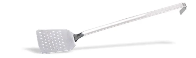 Stekspade perforerad 39 cm – rostfritt stål, enstycke