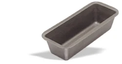 Bakform 28 x 10 cm stål grå