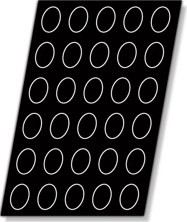Flexipan-form för 30 ovala savariner 8,5 x 6 cm, höjd 3 cm