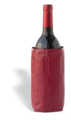 Vinkylare vändbar 35 cm nylon och PVC – vinröd/silver