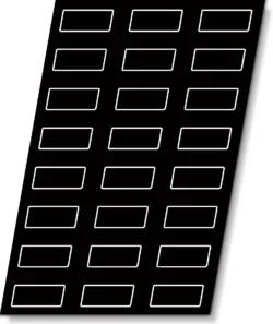 Silikonform 5 långa formar – Flexipan 49,5 x 4 x 3,9 cm