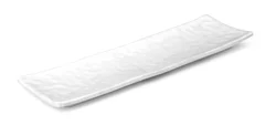 Serveringsfat rektangulärt vitt- olika storlekar
