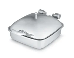 Induktions-chafing dish fyrkantig 5,7 liter med lock