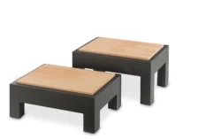 Lågt träbord 32,5x22x16,5 cm med skärbräda CUBIC – Pujadas
