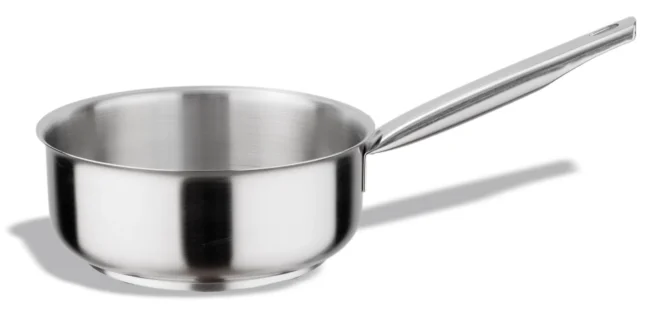 Kastrull/sauteuse från Pujadas rostfritt stål, induktion, Inox-Pro