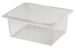 Perforerad kantin GN 1/2 Polykarbonat Transparent Cambro Camwear 127 mm