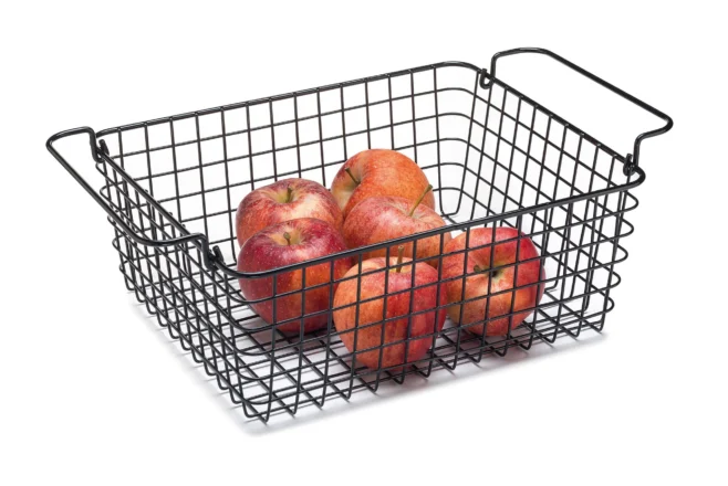 Trådkorg GN 1/2 16 cm djup – svart