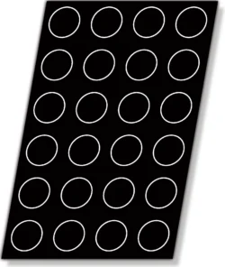 Flexipan form 24 st blomform Ø 2,4 cm höjd 7 cm