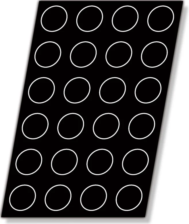 Flexipan form 24 st blomform Ø 2,4 cm höjd 7 cm