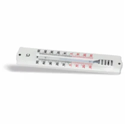 Termometer kylrum 28 cm stål