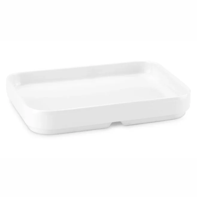 Minibricka rektangulär 13 x 9 x 2 cm melamin – vit