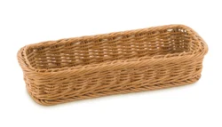 Bestickhållare 30 x 11 cm polypropen mörkbrun