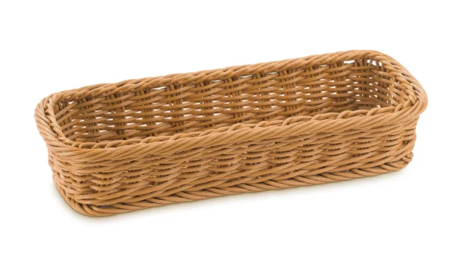 Bestickhållare 30 x 11 cm polypropen mörkbrun