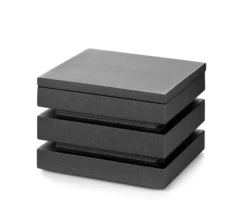 Displaykuber Cubic – svart med lock