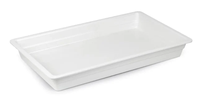 GN-kantin 1/1 melamin vit - olika storlekar