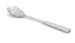 Serveringssked perforerad rostfri med ihåligt handtag