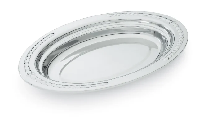 Miramar oval serveringsform halv GN 5 cm djup rostfri