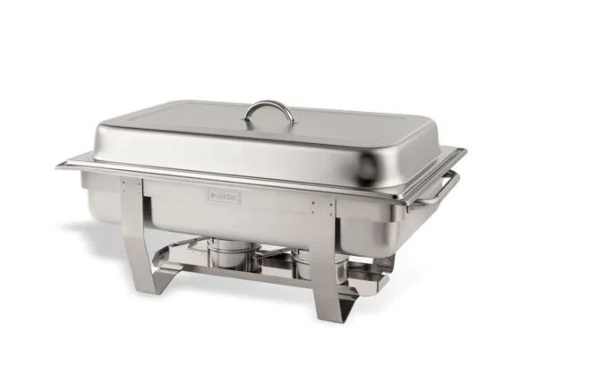 Chafing dish 9 L med lock rostfri