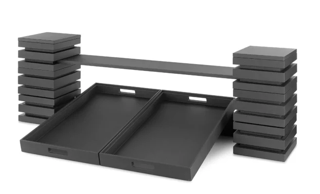 Presentationskit två nivåer för brickor 60x40 cm – CUBIC