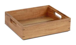 Trälåda GN 1/2 34x28x6 cm