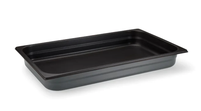 GN 1/2 kantin med nonstick och sandwichbotten 65 mm grå