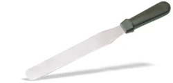 Palett 20,5 cm rostfritt stål med svart ABS-handtag
