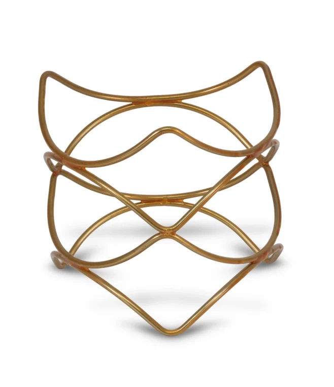Bufféställ 19 cm guld
