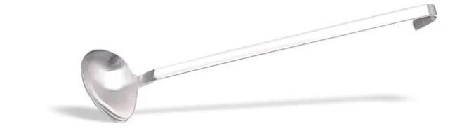 Serveringssked 38 cm i rostfritt stål – helgjuten