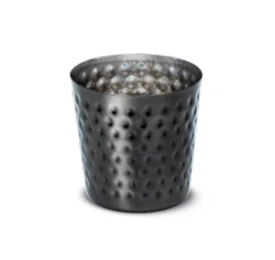Serveringskopp 8,5 cm svart hamrad Koppar