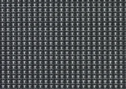 Bordstablett 45 x 30 cm PVC och polyester svart/vit finrandig