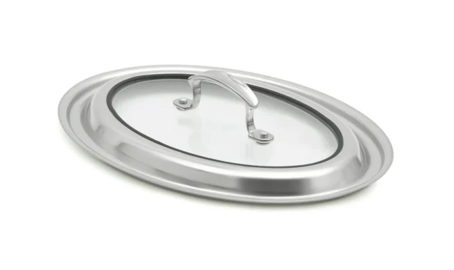Glaslock till oval Miramar gratängform 30,5 cm