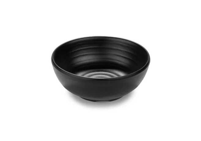 Zen Collection rund skål - melamin svart - olika storlekar