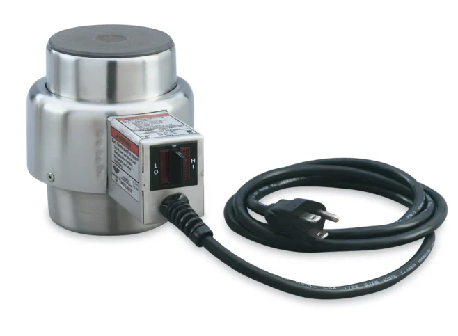 Elektrisk chafer-värmare 230V med Schuko-kontakt