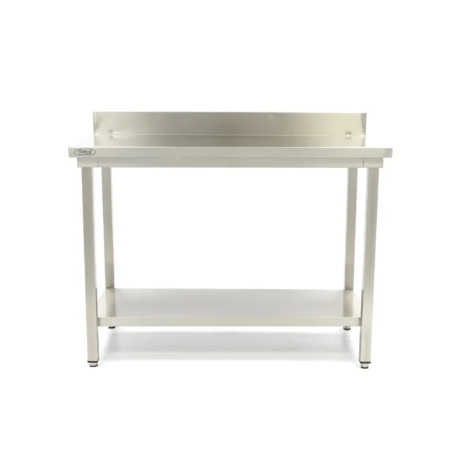 Rostfri arbetsbänkar med bagkant "MAXI 700" - från 600x700mm till 2000x700mm