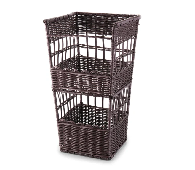 Brödkorg hög 29 cm polypropen brun
