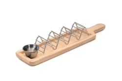 Tacoställ med träbas